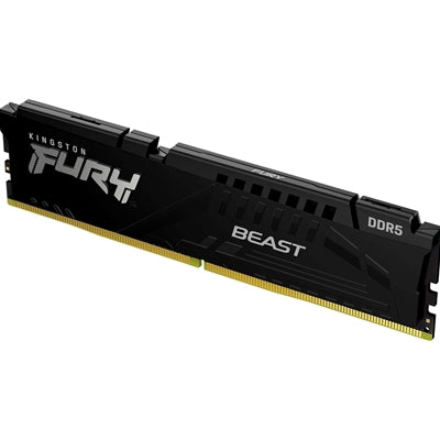 Kingston FURY Beast KF560C36BBE2-16 16GB System Memory, 6000MT/s, DDR5, CL36, DIMM, Black, AMD EXPO Certified Kingston FURY Beast KF560C36BBE2-16 16GB System Memory, 6000MT/s, DDR5, CL36, DIMM, Black, AMD EXPO Certified